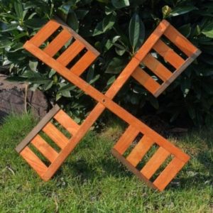 Vrtule k větrnému mlýnu, dřevěná, velikost 51 cm, sada 2 ks / 4 ramena, DARLUX