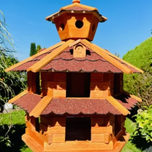 Darlux Ptačí budka vila XXL, červená